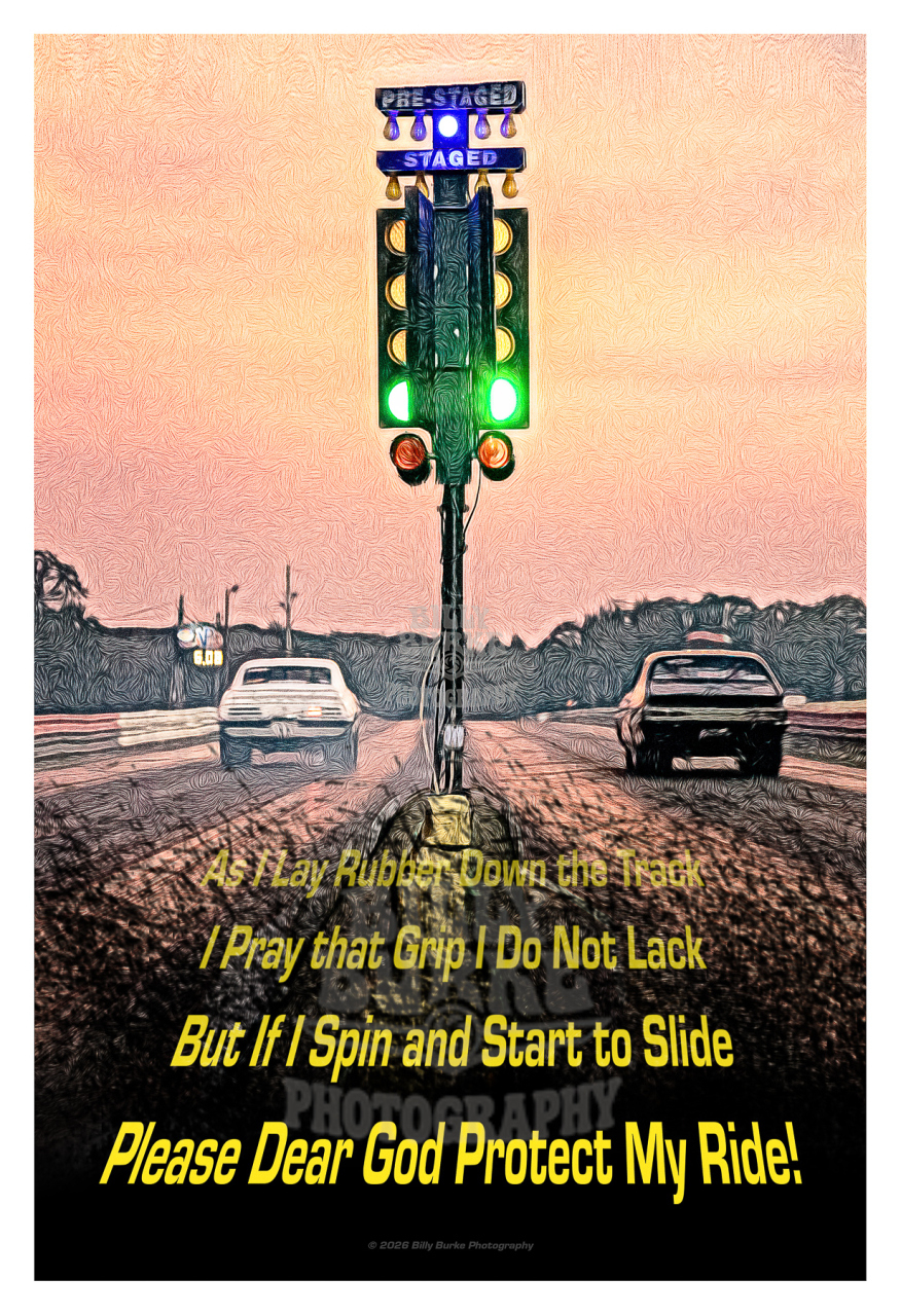 Drag Racer's Prayer Print